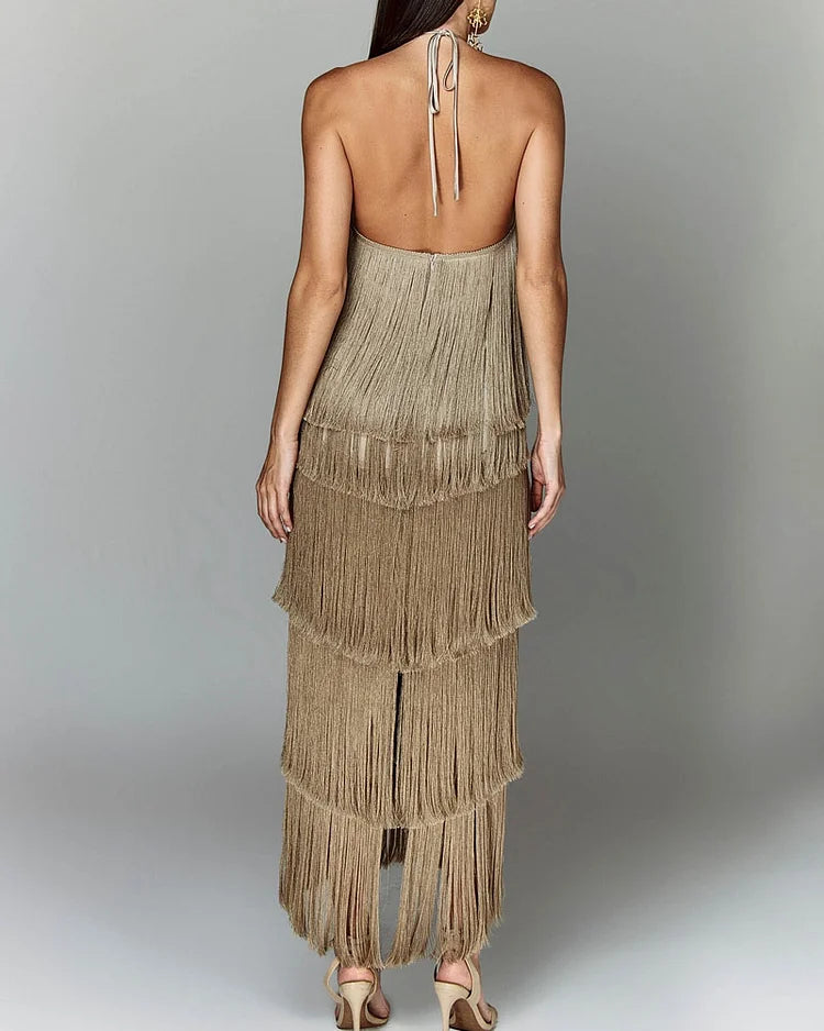 Imelda | Stylish Fringed Dress