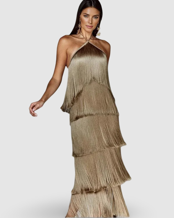 Imelda | Stylish Fringed Dress